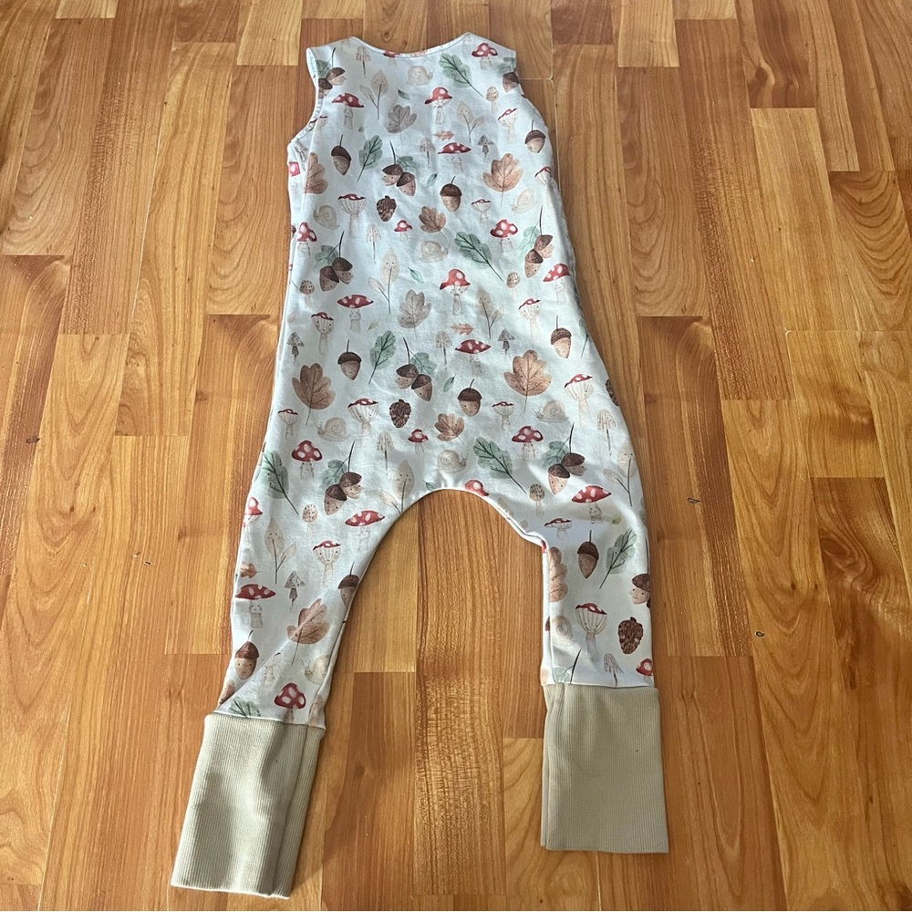 Cotton Woodland Mushroom Romper - Picture 6 of 8